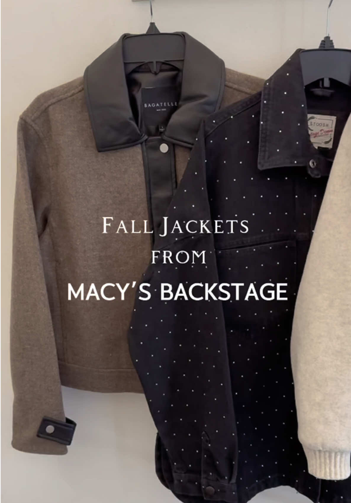 Jackets under $40!! @Macy’s Backstage has the cutest & most affordable fall jackets. #macysstylecrew #iworkatmacys #haul #tryon #tryonhaul #CapCut #fyp 