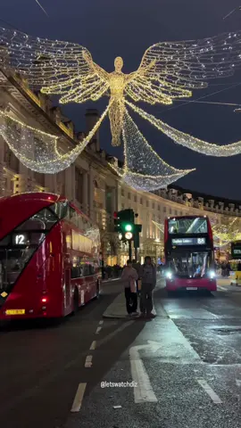 Magical angels are back and lighting up London’s iconic Regent Street! 🪽🎄❤️ #christmas #christmastime #christmasdecor #christmas2024 #regentstreet #londonlife #londoncity #london #england #unitedkingdom 
