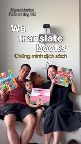 Sau bao ngày tháng úp mở, cuối cùng cũng đến ngày được giới thiệu tới mọi người bộ sách đầu tiên của gia đình mình - bộ sách thiếu nhi mà chúng mình dịch từ đầu tới cuối 🩷🩷 #growwithminhee #MinHee #embénóitiếngAnh #longervideos #xuhuong #english #viral 