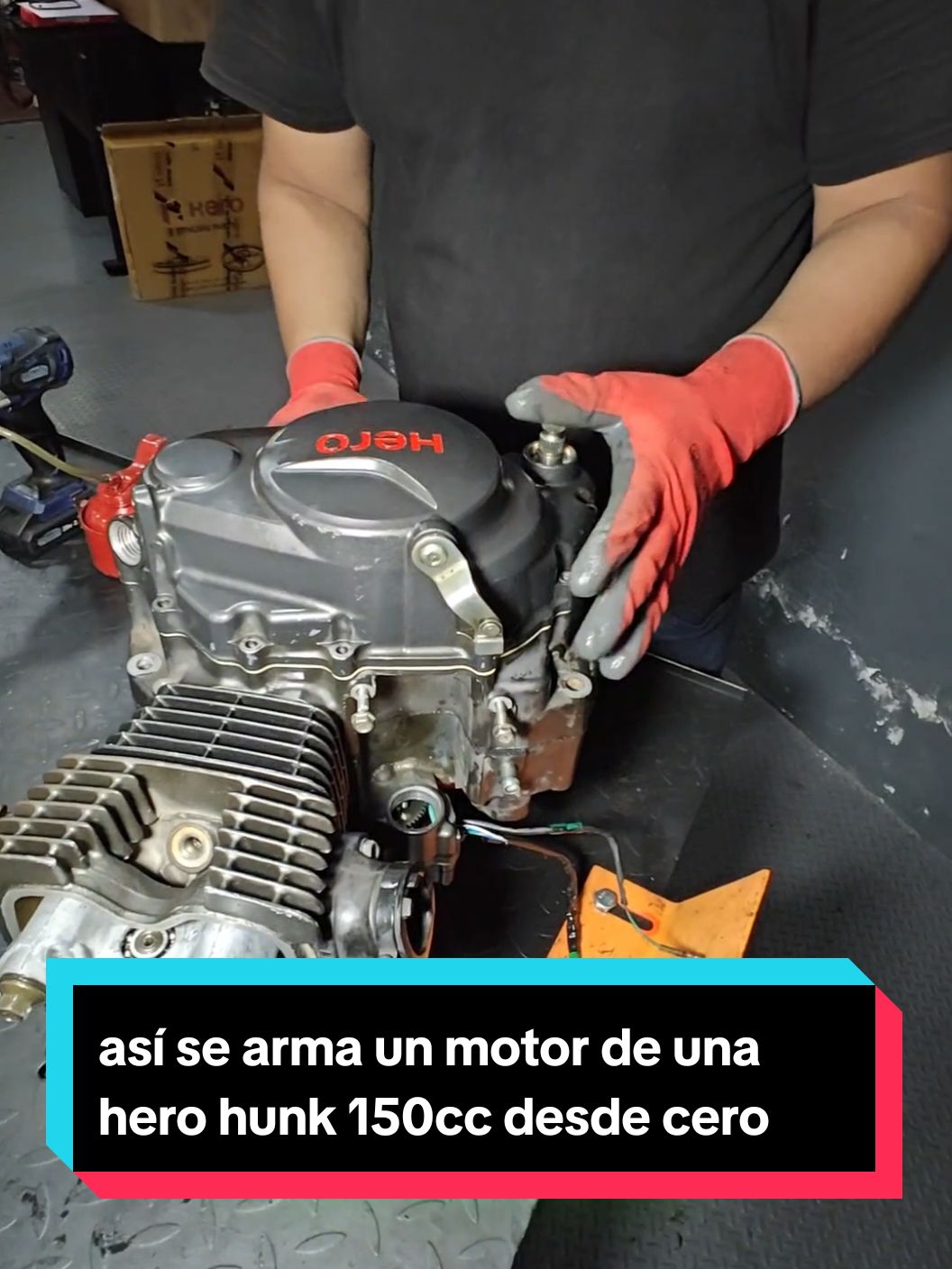 así se arma un motor de Motocicleta hero hunk 150 cc  desde cero#viral_video #elsalvador503 #fpy #tiochifri #elsalvador4k #paratii #moto #motorcycle #motos #motor #motocross #Motorsport #hero 