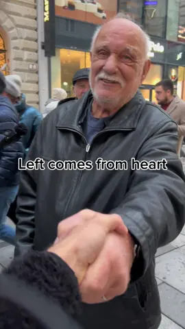 Left-handed handshake comes from the heart ❤️ #wien #vienna #german #deutsch #japan #japanese #Relationship #interview 