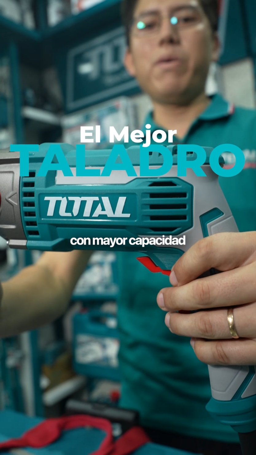 ⚡ ¡Potencia total con el taladro eléctrico TOTAL de 1100W! 🔩 Con su increíble potencia, perfora hasta los materiales más duros sin esfuerzo. Ideal para proyectos grandes y exigentes. 🔧💥 ¡Lleva tu trabajo al siguiente nivel con TOTAL! #TaladroTotal #total #Herramientas 