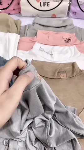 ÁO GIỮ NHIỆT( THUN LẠNH) CỔ CAO CHO BÉ TRAI BÉ GÁI#aogiunhietchobe #quanaothudongchobe #quanaobetrai #quanaobegai #aoamchobe #quanaotreem 