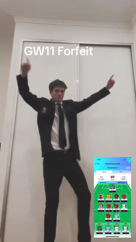 GW11 Forfeit @Pete 👯‍♀️🥰 #fyp #foryou #foryoupage #fpl #fpltok #fplforfeit #forfeit #dance 