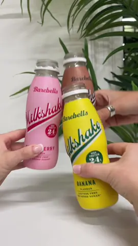 Choose your milkshake 👀 #barebells #proteinshake #milkshake 