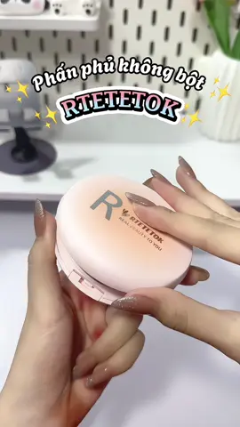 Phấn phủ không bột PTETETOK kiềm dầu siêu đỉnh , siêu nhẹ mặt 😍✨ #unboxing #review #phanphu #phanphukiemdau #phanphukhongbot #phanphurtetetok #rtetetok #xuhuong #fyp #viralvideos 
