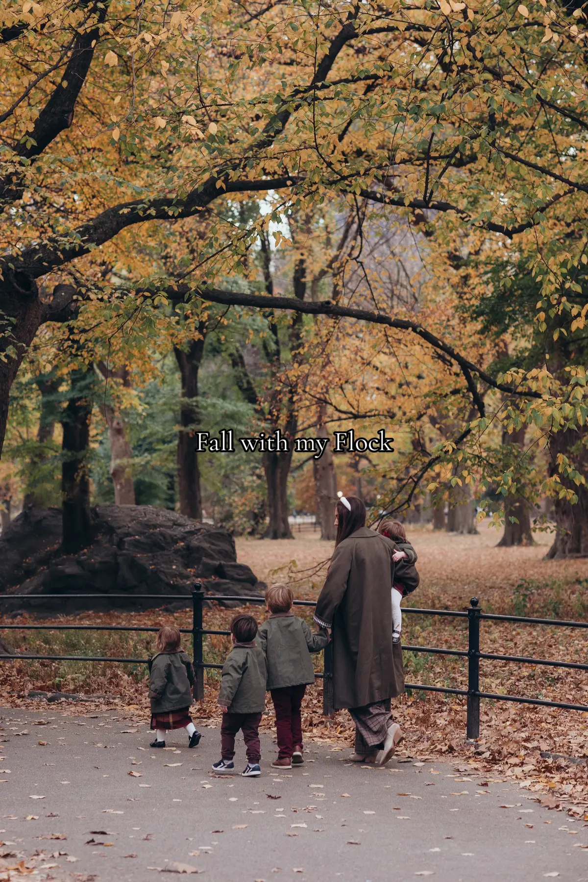 Fall wirh my Flock! There’s just something about this time of year— Central Park that holds so many memories. It’s where we got engaged, where we bring our babies, and where we’ve shared so many special family moments. My heart feels so full here. #centralpark #nycfamily #familyphotos #autumnvibes 