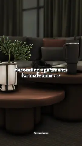 so obssessed with how this turned out — #thesims4 #sims4 #sims4aesthetic #simstok #sims4cc #sims4build #sims4interior #apartmenttour #rensimss #fyp 