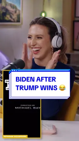 Dark Brandon’s final act of patriotism 😂 #joebiden #trump #election #kamala #president 