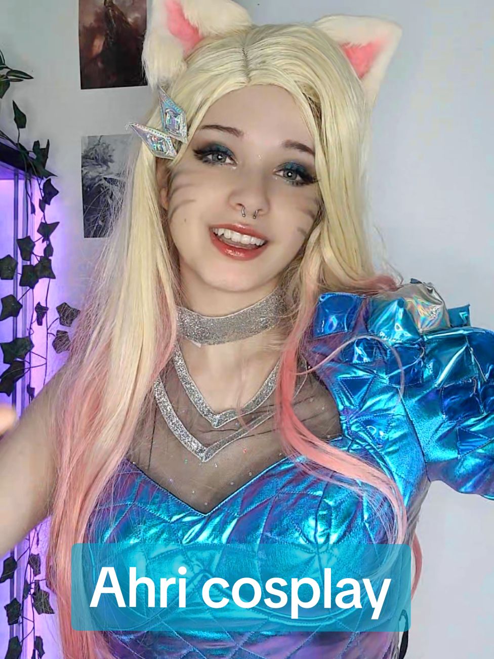 Last ahri video i hope you liked them 🎀 This sound is so funny to me idk why #ahricosplay #leagueoflegendscosplay #cosplay 