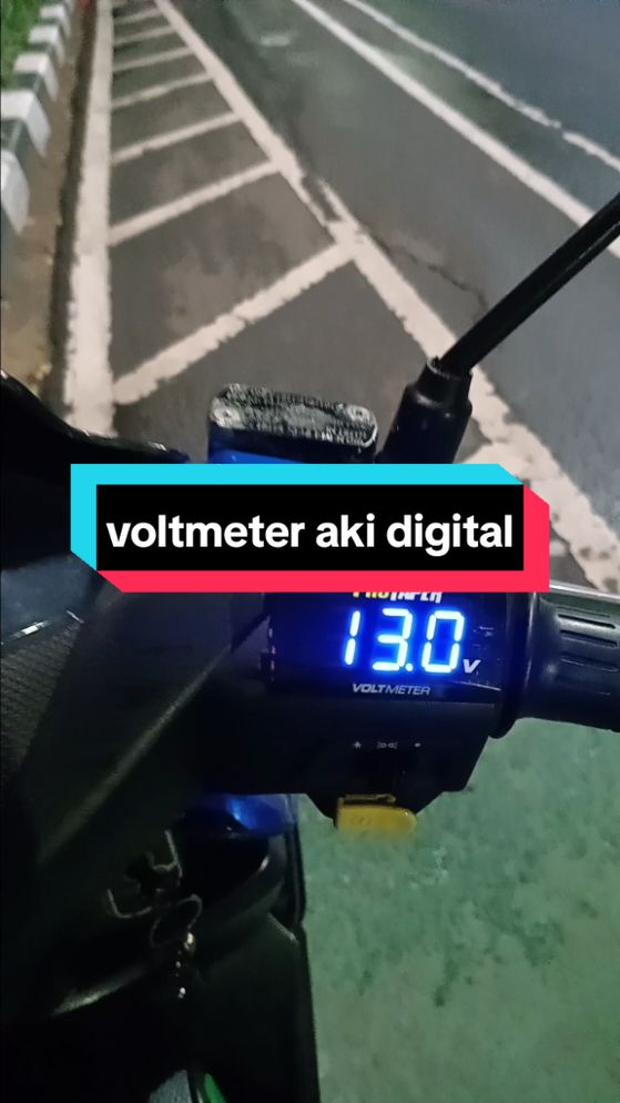 motor old wajib pakai voltmeter aki ini guys supaya tegangan aki selalu terpantau tidak drop/over charg. #voltmeter #volmeteraki #voltmeterprotaper 