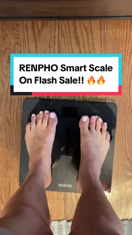 This scale is the goat. Live that i can track all my metrics in one spot and have a better understanding of whats going on with my body! On flash sale today!! #FallDealsForYou #TikTokShopBlackFriday #TikTokShopCyberMonday #tiktokshopholidayhaul #renpho #smartscale #bodyweight #weight #weightloss #Fitness #healthyliving #scale #fit #weightlosscheck #bodytransformation #progress #exercise 