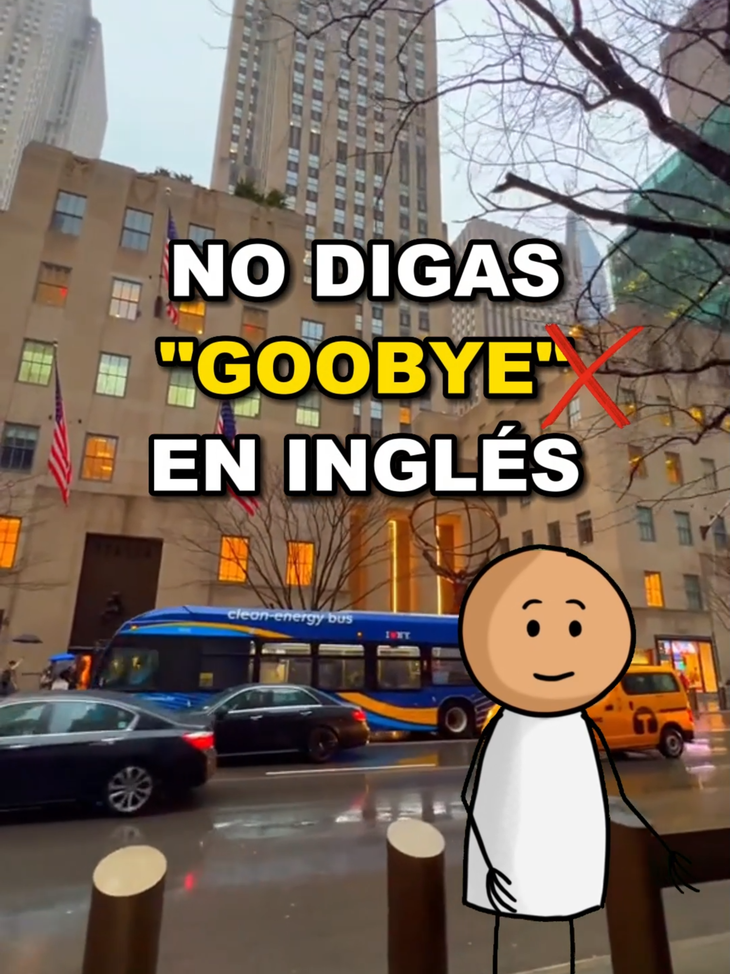No digas Goodbye en inglés. #aprenderingles #aprendeingles #inglesfacil #inglesutil #fraseseningles #ingles #aprenderingles