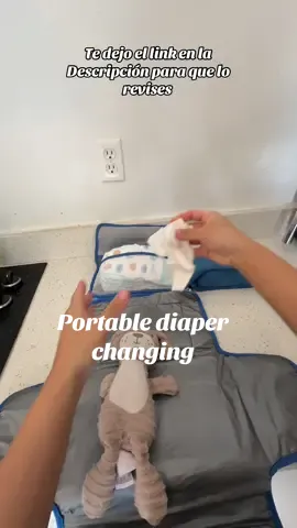 Cambiador de pañales portatil, practico. Favil de lavar  Portable diaper changing  Link del producto  https://amzn.to/4fIWQec (Lo puedes copiar y pegas en google) #Lifestyle #maternity #ugc #usa🇺🇸 #amazonmusthaves #diaperchanging #diaper 