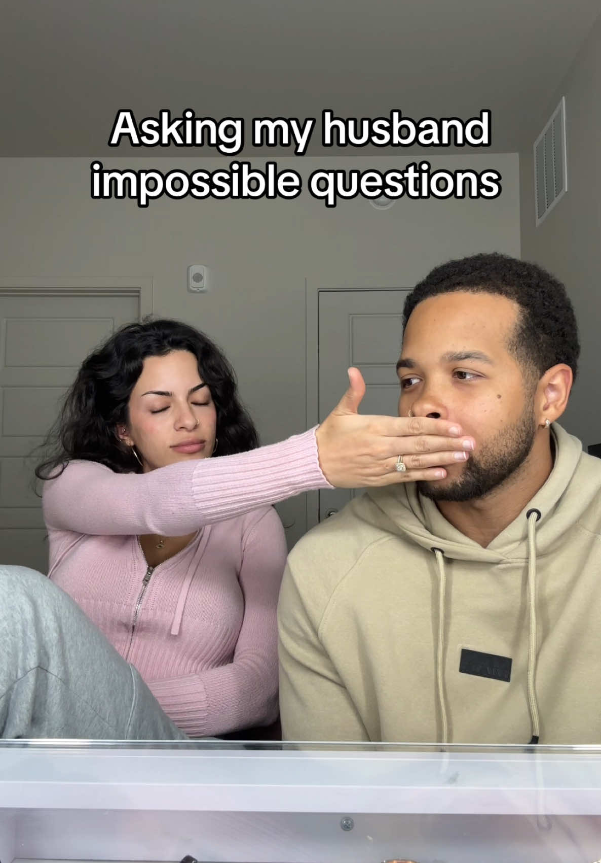 Asking my husband impoosible questions 😂😂 @TajLockedin @Boushra 🌸 @#tajandb #tajandboushra 