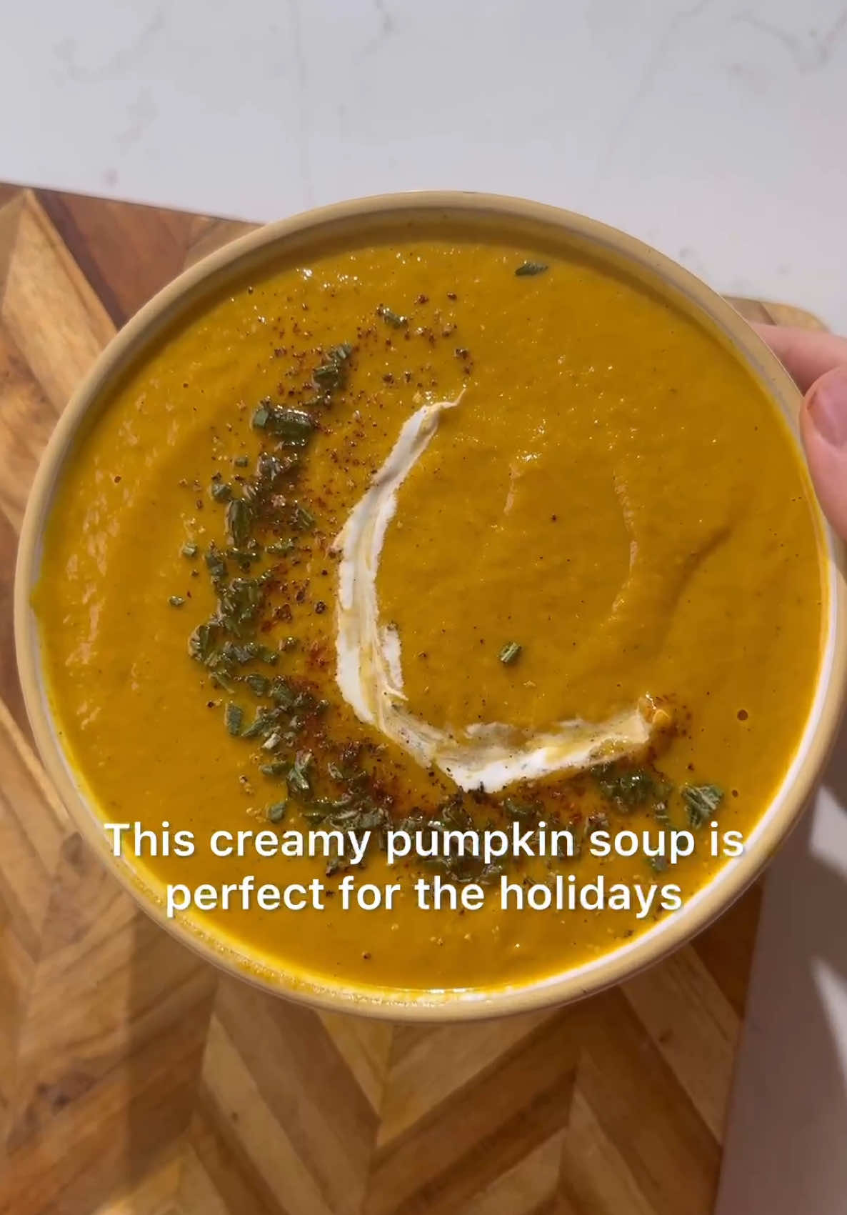 #RandallsPartner I got everything for this delicious pumpkin soup from @randalls! Randall’s has everything you need for holiday cooking. #Randalls #RandallsFresh Recipe: Splash olive oil 1/2 onion - finely chopped 4 cloves garlic - chopped 4 cups vegetable broth 1 cup pumpkin puree 1 sprig fresh rosemary - finely chopped (discard the stem) 1/2-1 teaspoon salt Pinch black pepper 1/2 teaspoon paprika 1/2 teaspoon nutmeg 1 cup white beans 2 tablespoons butter Heat oil over medium heat. Add onion and cook for 5 minutes. Add garlic and cook for another 3 minutes. Add all remaining ingredients to the pot. Bring to a simmer and cook for 15-30 minutes. Longer is better for flavor but 15 minutes is enough if you are short on time. Add all ingredients to a blender. Blend until smooth and serve.