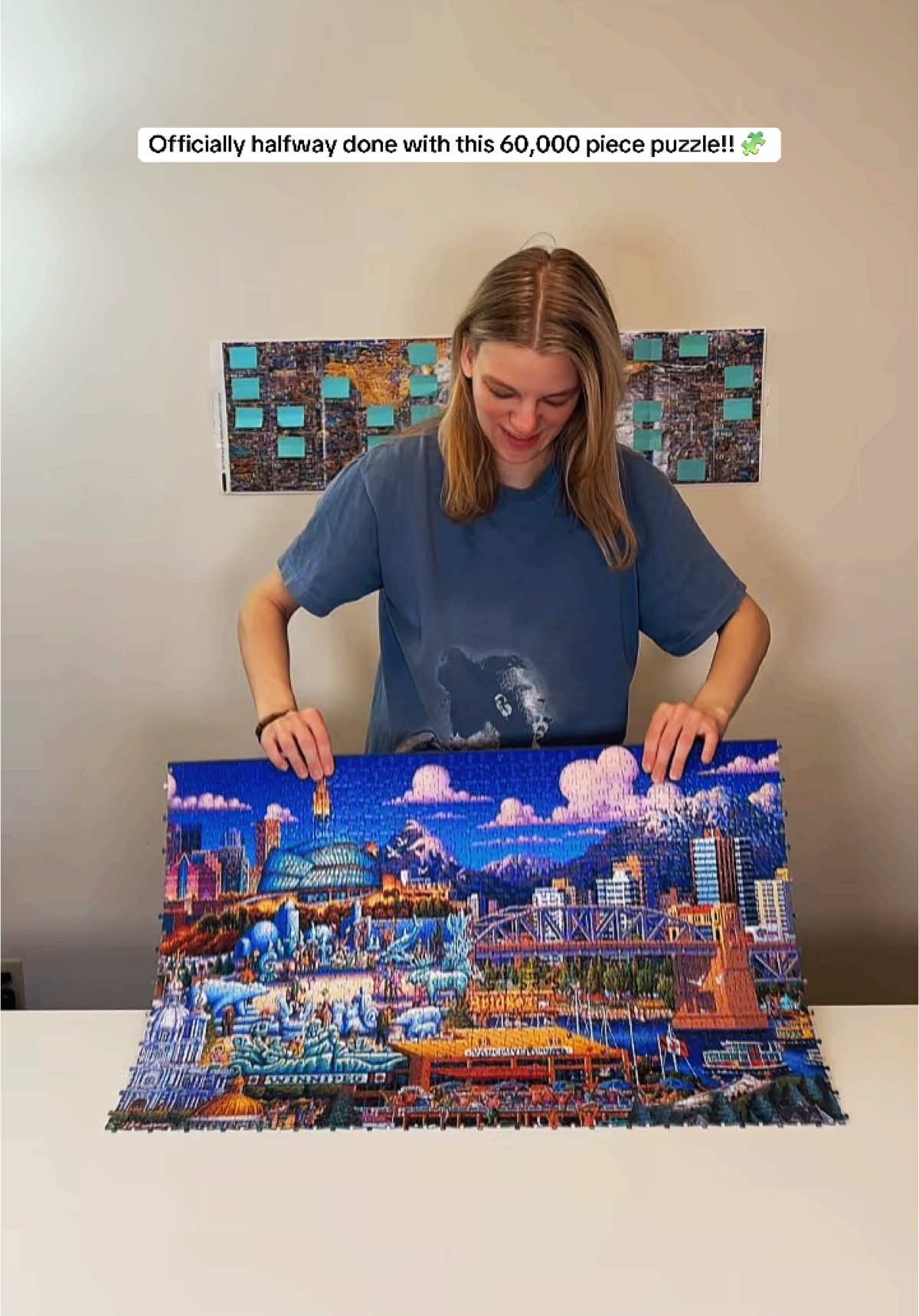 #worldslargestpuzzle #fyp #puzzletok #puzzlepickup #puzzlechallenge 