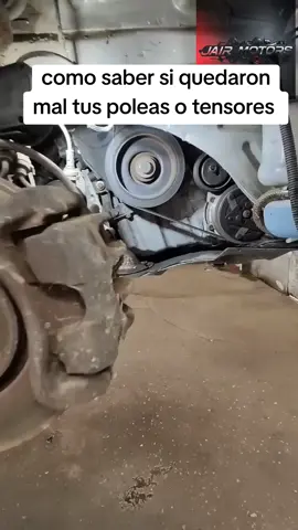 Como saber si una polea o tensor quedo mal instalada #autos #taller #baleros #coches #mecanica #automobile #led 