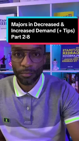 Today i cover the 3rd and 4th majors that are in decreased and increased demand based on todays economy.  #careerinsights #joboutlook #majorsindecreaseddemand #majorsinincreaseddemand #proactivetips #careertips #collegemajors #college #majoroptions #carlosewing #drloso #theultimatecareerplanbook #fromcollegetocareers #fromhighschooltocollege #fromhighschooltocareers #computerscience #ai #orbi