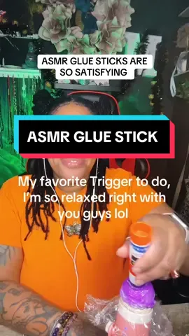 I LOVE doing glue sticks on my LIVE, its so relaxing!  I’ll be back doing ASMR LIVES after my vacation 🛳️  #LIVE ##tiktoklive #asmr #asmrsounds #asmrtrigger #asmrgluestick #relaxingasmr #asmrvideo 