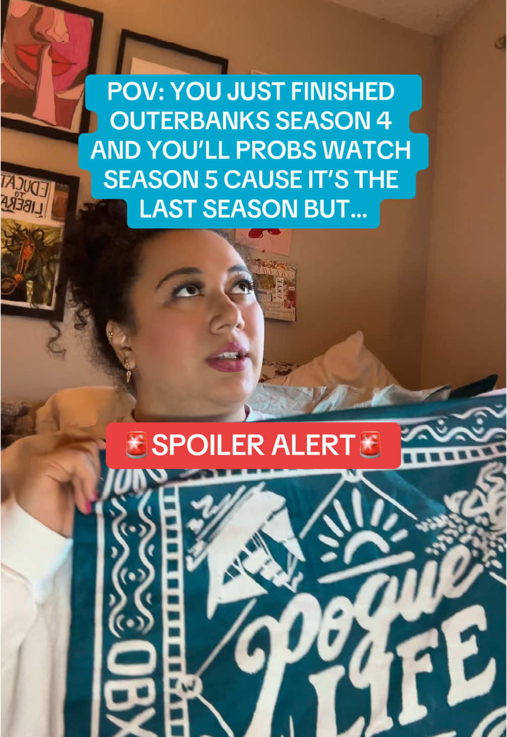 Who else has watch #OBX Season 4 Part 2 and is like, “That crown better have magic and bring JJ back to life!” Cause I know that’s me RIGHT NOW! #outerbanks #outbanksnetflix #obxseason4 