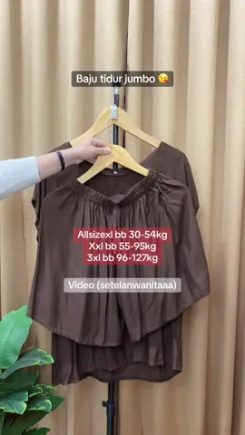 Lagi cari baju tidur jumbo yg bahannya adem ? Cocok nih #setelanwanita #babydoll #setelanjumbo #setelan #bajutidur #bajutidurwanita #bajutidurjumbo #fyp #fypシ゚ #tren 
