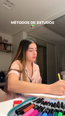 Quais são os métodos de estudos que eu uso para ir muito bem nas provas #studentlife #fyp #studywithme 