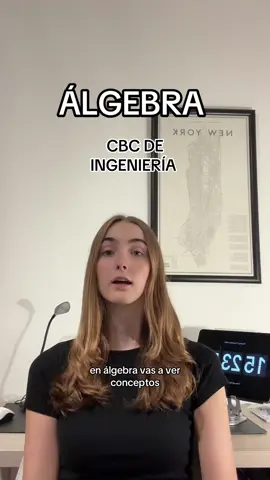 CBC DE INGENIERÍA: ALGEBRA #facultaddeingenieria #fiuba #universidaddebuenosaires #uba #cbcdeingenieria #ciclobasicocomun #ubacbc #studytokargentina 