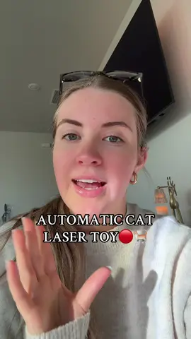 This is such an affordable hack for busy cat parents😻 #catenrichment #automaticcattoy #catlaserpointer #catmom 