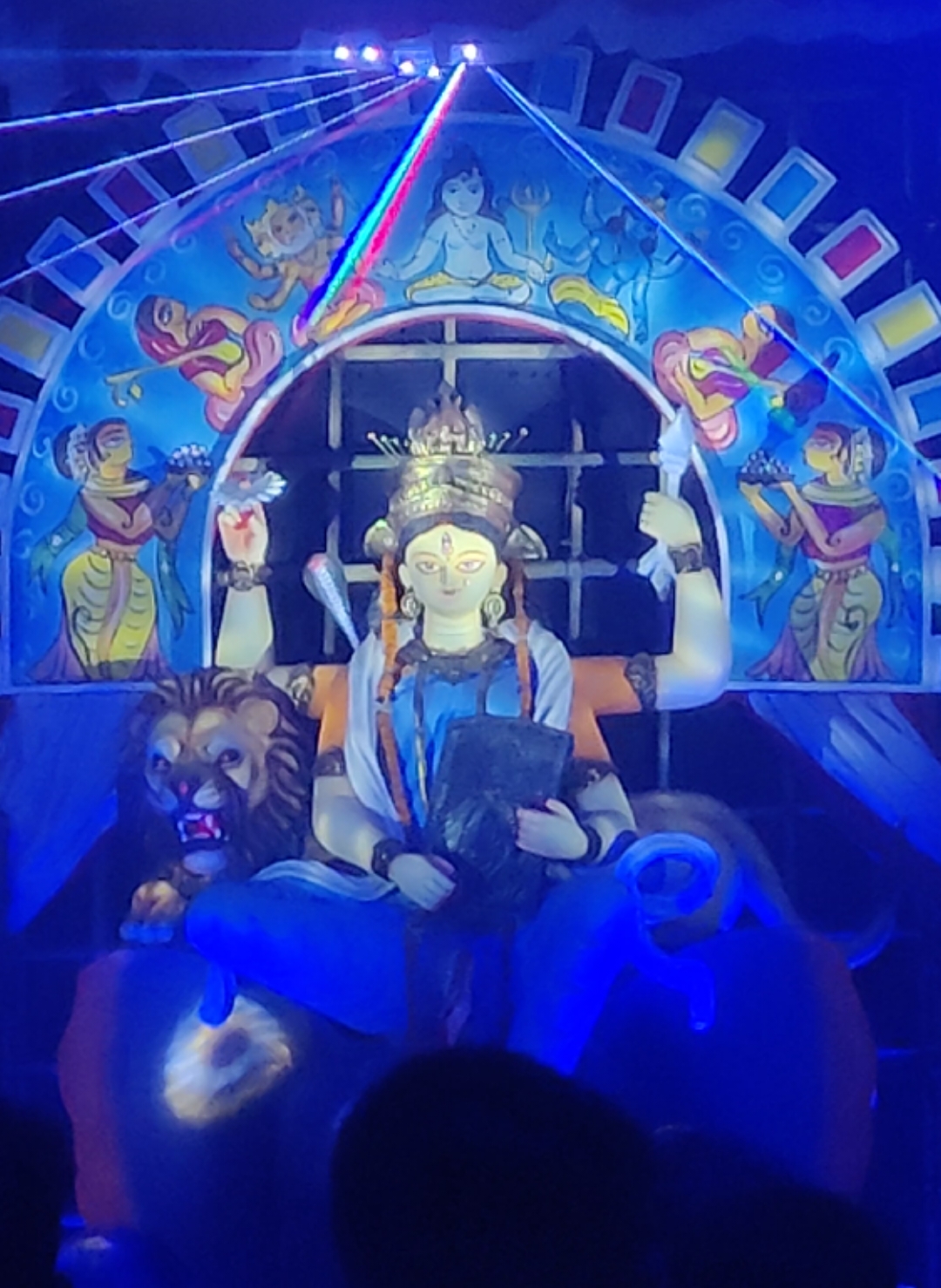 জয় মা জগদ্ধাত্রী..!🔱⚜️ ভিডিও -  Page- Bangladesh official creator 📸 🔱⚜️ #sayridoy #foryoupageシforyou 