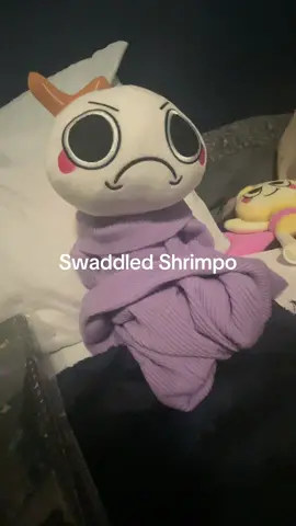the sweater i got was too small but it fits shrimpo #dandysworld #shrimpo #dandysworldshrimpo #shrimpodandysworld #glistendandysworld #glisten #dandysworldglisten #plush #plushie #dandysworldplush #swaddle #swaddled #swaddledbaby #iloveshrimpo 