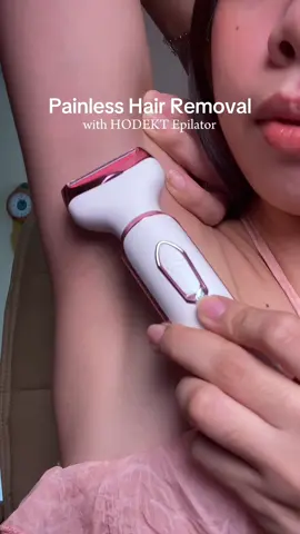 Tired of painful hair removal? Try this HODEKT epilator for a painless and quick way to remove unwanted body hair! 🤍 #HODEKT #hodekt #hodektglobalph  