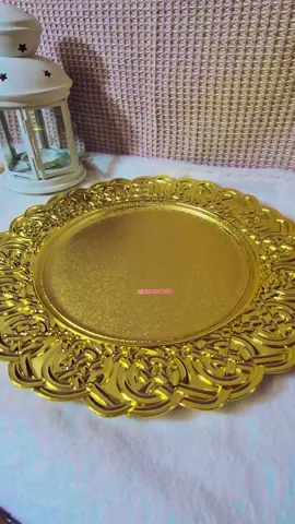 Elegant dinner charging plate. #plate #chargingplate #diningtabledecor #homedecor 