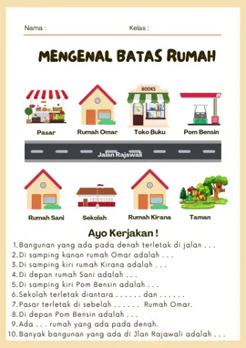 LKPD BAHASA INDONESIA BATAS RUMAH #lkpd#bahasaindonesia##kurmerkelas1#batasrumah#denahrumah