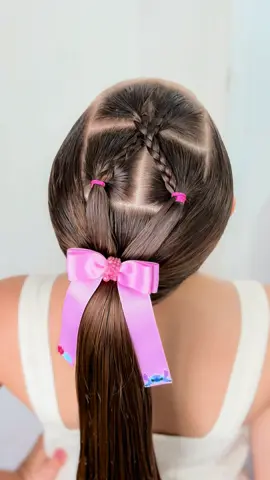 Penteado infantil fácil 🎀 . . : : #maedemenina #penteadoinfantil #penteadosfaceis #penteado #vaiprofy #viral #meninas 