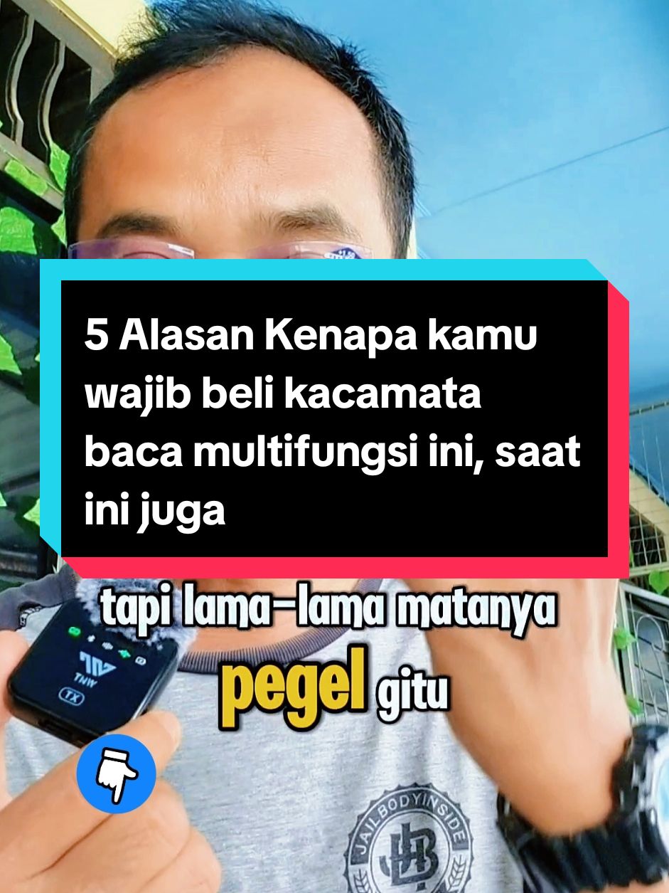 5 Alasan Kenapa kamu wajib beli Kacamata baca Multifungsi saat ini juga selain buat baca ini juga bisa digunakan utk Jalan naik motor nyetir dll #lensa #kacamatadobelfokus #kacamata #kacamatabaca #liveforthechallenge #live 