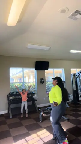We beat Monday! My niece had a time!! 🫶🏽 #CapCut #workoutmotivation #GymTok #Fitness #2025 #bride