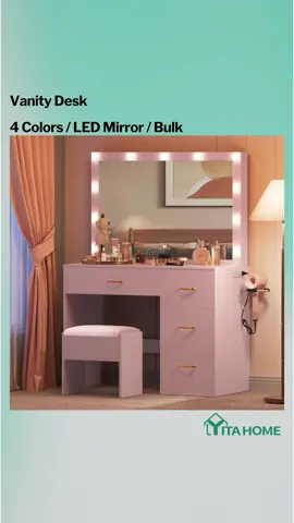 Let’s begin with my new arrival vanity desk😆#vanitydesk #vanity #ledmirror #led #yitahome #furniture #yitahomefurniture #TikTokShop #tiktokshopmademebuyit #tiktokshopcybermonday #tiktokshopblackfriday 