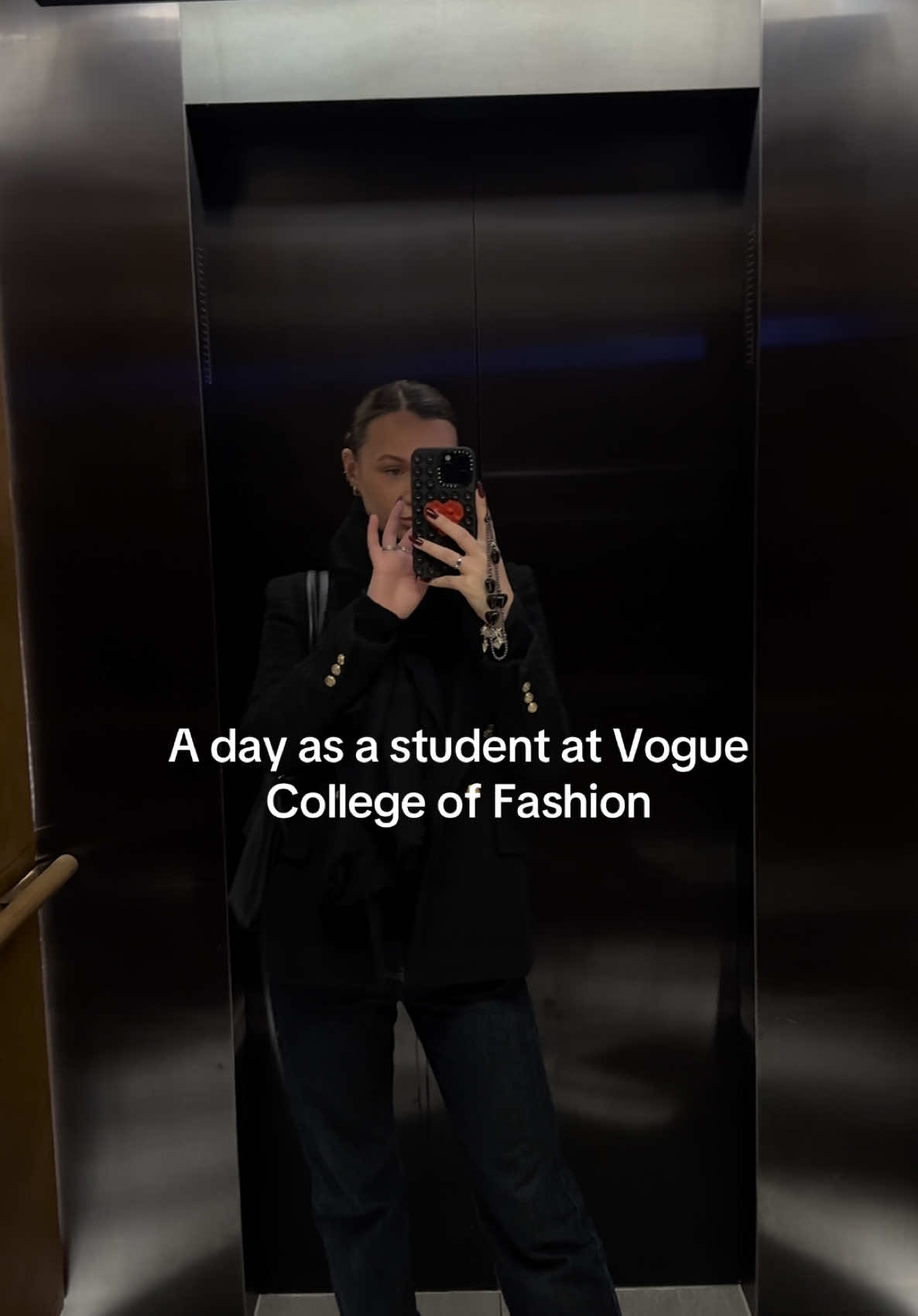 A day as a student at Vogue College of Fashion 👩‍🎓 #fyp #fashion #vogue #student #london 