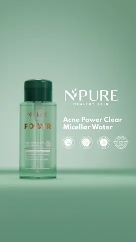 New Launch! Get fresh, clean skin Npure Acne Power Clear Micellar Water, only on Super Brand Day 11-17 Nov! ✨ #Powerclear #superbranday 