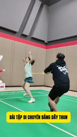 Bài tập di chuyển bằng dây thun #badminton #caulong #yeucaulong #badmintontiktok #caulongphongtrao #caulongvietnam #hoccaulong #badmintontraining #badmintonlove 