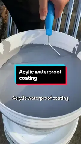 Acylic waterproof coating#tiktok#fyp#popular#manufacturing#exposedsiliconerubbefwaterproof#acylicwaterproofcoating#roof 
