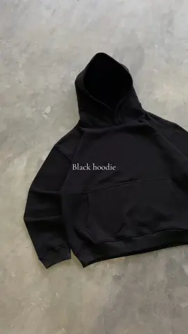 300 GSM Basic Black Hoodie  #heavyweight #heavyweighthoodie #boxyhoodie #boxy #localbrand #hoodiepolos #clothingbrand #300gsm #hoodie 