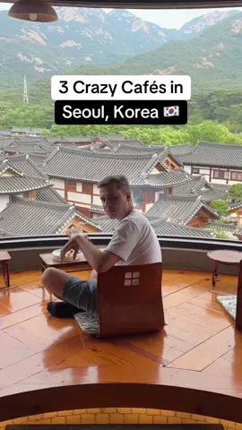 3 Must Visit Cafés in Seoul Korea ⬇️ 1. Irin Iljan This place is located inside the Eunpyeong Hanok village, a fantastic alternative to the often overcrowded Bukchon Hanok Village. The building has six floors, with a restaurant on the lower floors and the café with the best views higher up. 2. Starbucks Gyeongdong 1960 Located inside an traditional and bustling fresh food market, this café’s space is a former movie theater! A non-touristy neighborhood of Seoul, lots of seats in the café and special items on the menu you can only find in Korea. 3. Waterfall Café The Waterfall Café or Cafe Pokpo in the Northwest of Seoul. Lots of free seats and tables but also lots of people taking pictures. 😅 Great for the views and can be combined with the Eunpyeong Hanok village and the first café in the video! Save this video for your next trip to Seoul and check out some of the craziest cafes the city has to offer! #seoul #southkorea #visitkorea #cafes #coffee #solotravel #traveltips 