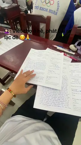 Viết hết mình phát bài điểm hết muốn nhìn ☺️🙏#nv #giữakì1 #bonlanh