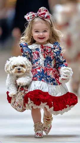 Cute Baby Fashion Show #cute #fashion #baby #AI #Runway #fyp #viral  #赤ちゃん#かわいい #kawaii #베이비패션쇼#fashionshow #catwalk
