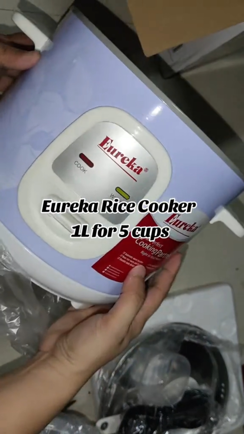 Eureka Rice Cooker without Steamer 1L for 5 Cups. Cook smarter, not harder. Rice made easy with a rice cooker. #eureka #rice #ricecooker #fyp #tiktokviral #tiktokaffiliate #affiliate 