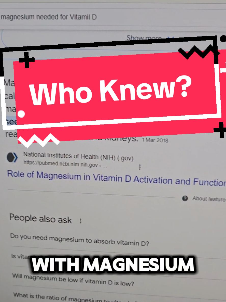 Have you purchased Vitamin D3 from The Tiktok Shop and you're not seeing the benefits? It needs to be taken with Magnesium 🤯 #ticktokmademebuyit #Magnesium #wellness  #blackfridaysale 