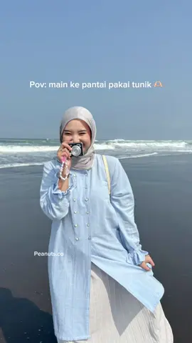 Buruan cekout 🫵🏻😫 #tunik #naratunik #OOTD #atasan #fypage #pantai 