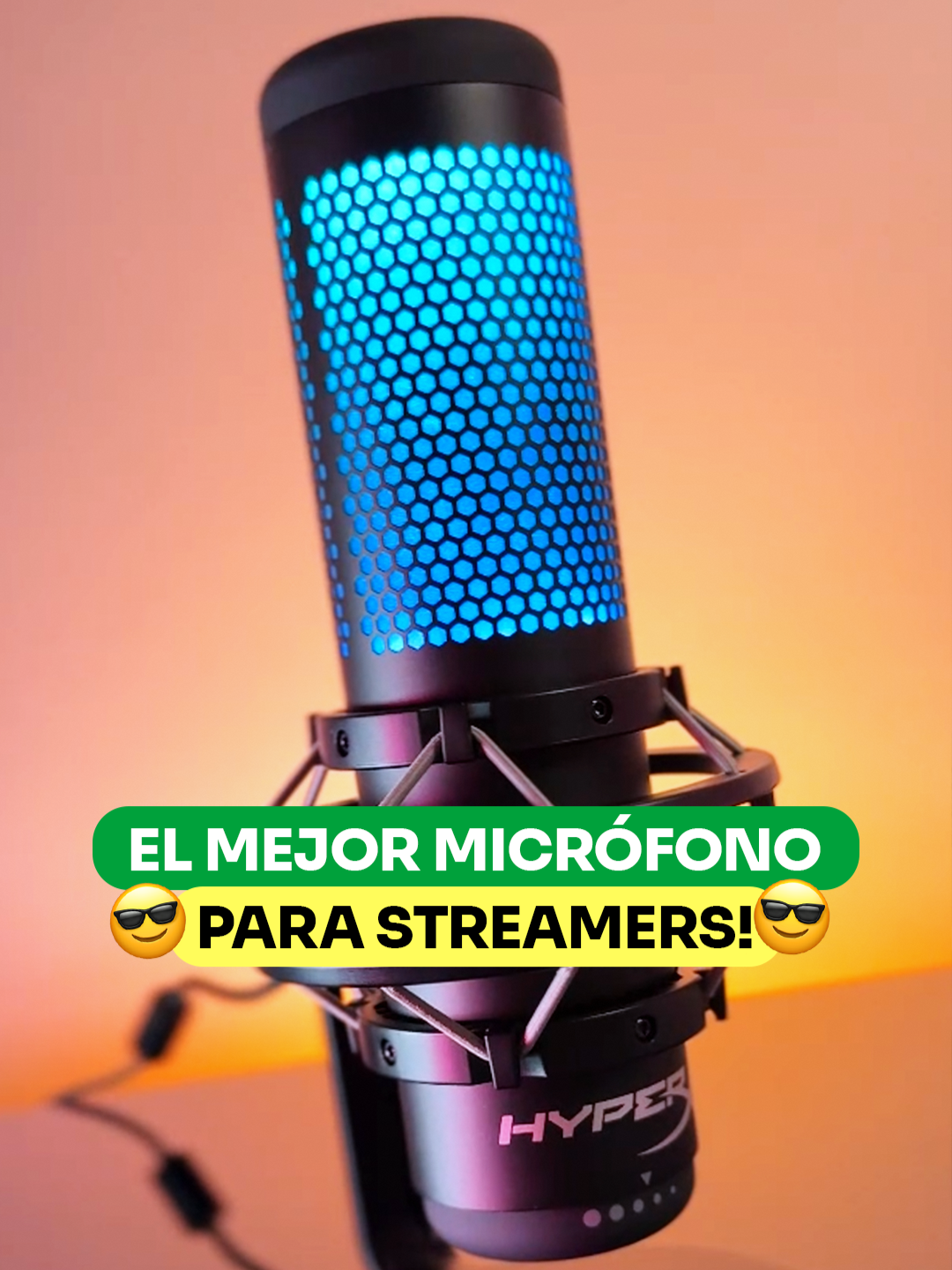 El mejor microfono para streamers🤯🔥    Para saber te dejamos el link disponible en la BIO☝🏻😎 #microfonogamer#microfone #HyperX #microfonegamer #comprasparaguai #informatica